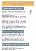 Vorschau - Fördermaterial/Inklusion - Der Laut ks - chs + x - Klasse 1-3 - Regelkarte + Wortkarten - Seite 1