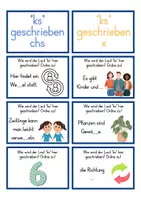 Vorschau - Fördermaterial/Inklusion - Der Laut ks - chs + x - Klasse 1-3 - Regelkarte + Wortkarten - Seite 3