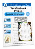 Vorschau - Unterrichtsreihen - Multiplikation und Division Schritt für Schritt lernen. Ein kompletter Lehrgang. - Deckblatt