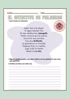 Vista previa - Hojas de trabajo - El detective de palabras - página 3