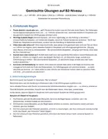 Vorschau - Arbeitsblätter - B2_Uebungen_Infinitivsaetze_Musterloesung - Deckblatt