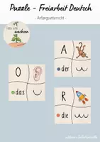 Vorschau - Spiele - Puzzle - Deutsch (Klasse 1) - Deckblatt