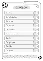 Vorschau - Arbeitsblätter - Fußball - Lesespaziergang - Klasse 1/2 - WM 2026 - Seite 2