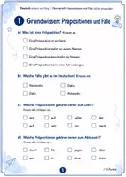 Vorschau - Stundenentwürfe - Deutsch Übungsheft: Präpositionen und Fälle sicher anwenden - Seite 1