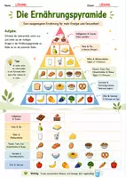 Vorschau - Arbeitsblätter - Gesunde Ernährung - Ernährungspyramide und Analyse - Seite 2