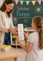 Vorschau - Mal- und Bastelvorlagen - Abschiedsgeschenk Klasse 4 | Geschenk Abschied Schüler Grundschule | Abschied Klasse 4 | Erinnerung Grundschulzeit - Seite 1