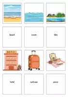Vorschau - Spiele - Englisch Grundschule - In Summer - Vocabulary - Zuordnungsspiel - Deckblatt