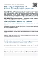 Vorschau - Stundenentwürfe - US - Midterm Elections (Listening Comprehension/Hörverstehen) - Seite 1