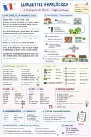 Vorschau - Stundenentwürfe - Lernzettel Französisch- die Wegbeschreibung- das komplette Lernpacket - Deckblatt