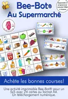Aperçu - Cartes / Images - Bee-Bot® – Tapis de codage Beebot Au SUPERMARCHÉ - Page de couverture
