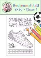 Vorschau - Arbeitsblätter - Rechenmalblatt WM 2026_Klasse1 - Deckblatt