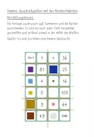 Vorschau - Spiele - Quadratzahlen Dominos - Seite 1