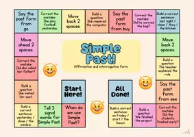 Vorschau - Spiele - Simple Past Board Game (with Answers) - Seite 2