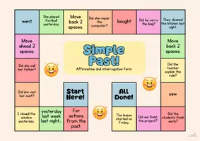 Vorschau - Spiele - Simple Past Board Game (with Answers) - Seite 3