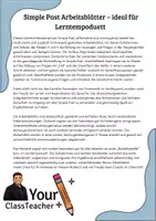 Vorschau - Arbeitsblätter - Simple Past (Affirmative & Interrogative) – ideal für Lerntempoduett und Diff - Seite 1