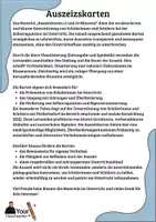 Vorschau - Anderer Materialtyp - Auszeitskarte und Selbstregulation (5 und 10 Minuten) - Seite 1