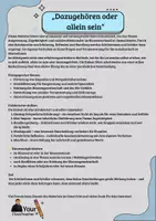 Vorschau - Anderer Materialtyp - Dazugehören oder allein sein– Förderung von Empathie und Klassengemeinschaft - Seite 1