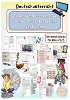Vorschau - Unterrichtsreihen - Gegenstände beschreiben - eine Verkaufsanzeige verfassen - Deckblatt