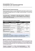 Vorschau - Arbeitsblätter - Sozialabgaben & Versicherungen in Deutschland - Seite 1