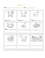 Vorschau - Arbeitsblätter - Animals – Englisch Tiere Grundschule | Wortschatz, Bild-Wort & Sätze | Klasse 3 & 4 - Seite 2