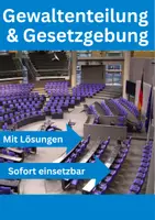 Vorschau - Arbeitsblätter - Gewaltenteilung & Gesetzgebung - Föderalismus und politische Organe - Deckblatt