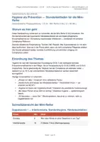 Vorschau - Stundenentwürfe - Unterrichtsentwurf Hygiene Pflegeausbildung G-04 - Deckblatt