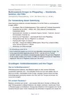 Vorschau - Stundenentwürfe - Unterrichtsentwurf MRSA/MRE Hygiene Pflegeausbildung G-04 - Deckblatt