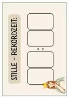 Vorschau - Experimente - Stille - Rekordzeit Poster / Plakat - Seite 1