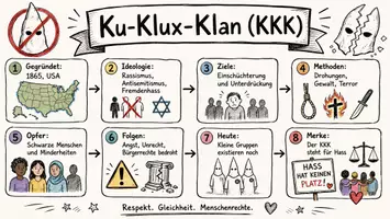 Vorschau - Arbeitsblätter - Lernposter + Arbeitsblatt "Ku-Klux-Klan" + Onlineübung & MP3 + Mindmap + Infografik - Seite 2