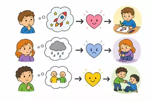 Προεπισκόπηση - Φύλλα εργασίας - Thoughts-Feelings -Behavior! - Σελίδα 2