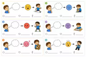 Προεπισκόπηση - Φύλλα εργασίας - Thoughts-Feelings -Behavior! - Εξώφυλλο