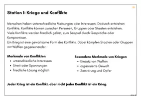 Vorschau - Arbeitsblätter - Lernrallye - Kriege und Konflikte - Seite 3