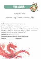 Aperçu - Feuilles d'exercices - La Chine - Livret d'activités - Page 3