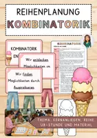 Vorschau - Stundenentwürfe - Materialpaket: Kombinatorik - Unterrichtsreihe, UB-Stunde und Material - Deckblatt