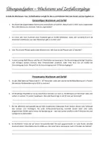 Vorschau - Arbeitsblätter - Sachaufgaben: Wachstum und Zerfall (Exponentialfunktion) - Deckblatt