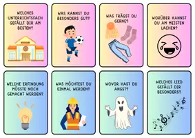 Vorschau - Spiele - Kennenlernspiel Sachunterricht - Seite 1
