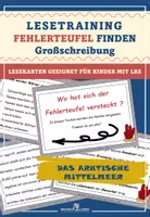 Vorschau - Fördermaterial/Inklusion - Das arktische Mittelmeer Spezial: Fehlerteufel Lesekarten Großschreibung - Deckblatt