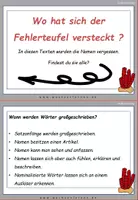 Vorschau - Fördermaterial/Inklusion - Der Atlantik Spezial: Fehlerteufel Lesekarten Großschreibung - Seite 2