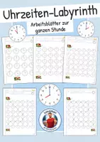 Vorschau - Arbeitsblätter - Einstiegspaket Uhr – Alles drin für einen gelungenen Start ins Thema Uhr! - Seite 1