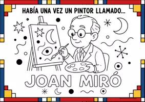 Vista previa - Hojas de trabajo - Mi librito de arte de Joan Miró - página 3
