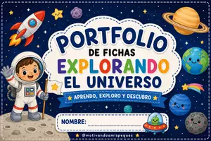 Vista previa - Unidades / Secuencias / Situaciones de Aprendizaje - PROYECTO ABP EL UNIVERSO: Porfolio Explora el Universo - Portada