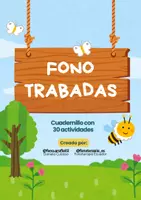 Vista previa - Hojas de trabajo - Fonotrabadas con 30 actividades - Portada