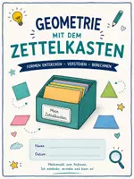 Vorschau - Arbeitsblätter - Geometrie mit dem Zettelkasten - Deckblatt