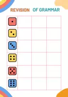 Vorschau - Spiele - Grammar Revision Dice Game – A2 English (Elementary) - Seite 1