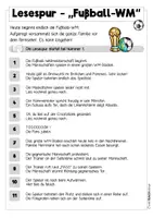 Vorschau - Stationenlernen - Fußball - WM / Weltmeisterschaft - Lesespur - Seite 2