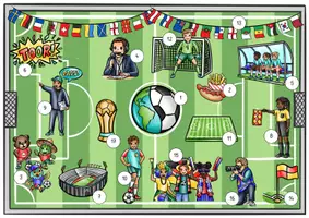 Vorschau - Stationenlernen - Fußball - WM / Weltmeisterschaft - Lesespur - Seite 1