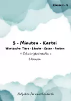 Vorschau - Quiz - 5-Minuten-Kartei - Aufgaben für zwischendurch - Wortsuche Klasse 1-4 - Seite 2