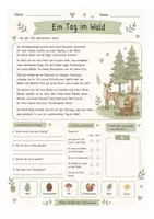 Vorschau - Arbeitsblätter - Lesetexte inkl Fragen - Seite 3