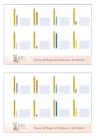 Vorschau - Mal- und Bastelvorlagen - Montessori - Perlenstäbe - Miniheft - Zahlenraum 20 - Seite 3