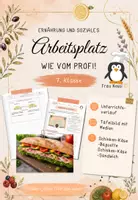Vorschau - Stundenentwürfe - Arbeitsplatz wie vom Profi - Greifräume - Ernährung und Soziales 7. Klasse - Deckblatt